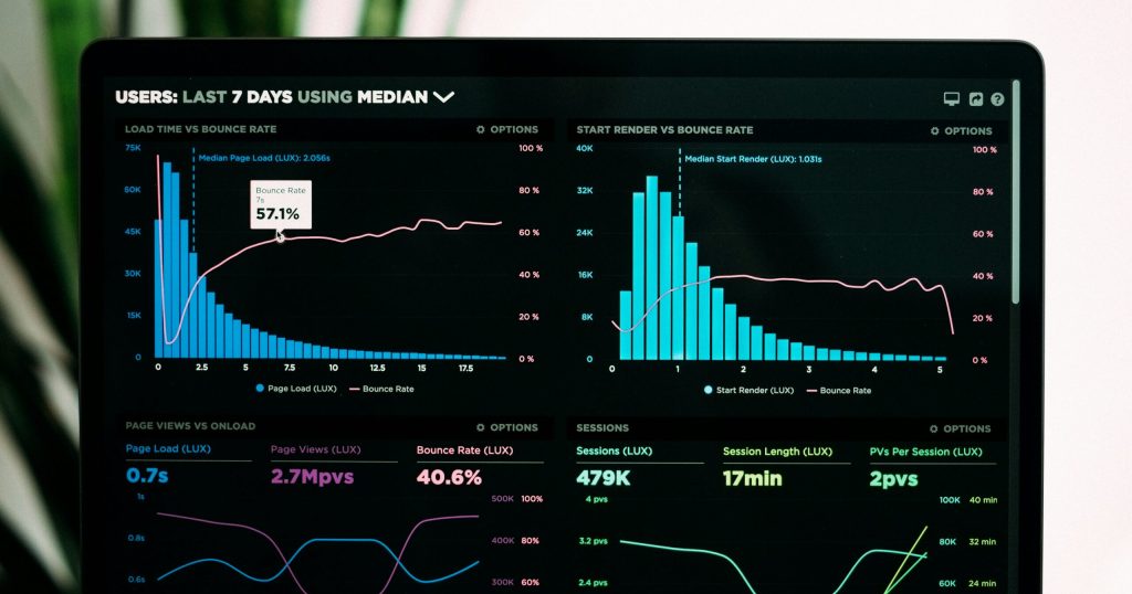 luke-chesser-JKUTrJ4vK00-unsplash App dashboard showing updates, analytics, and user feedback